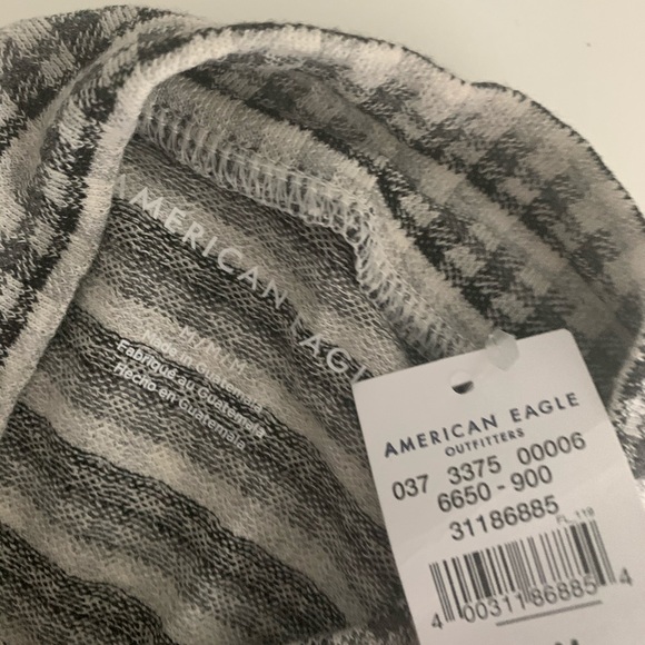 NWT AE Plaid Mock Neck Baby T-shirt - Picture 3 of 3